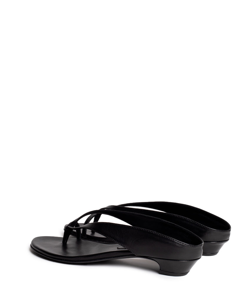 MIGUELA NAPPA LEATHER IN BLACK