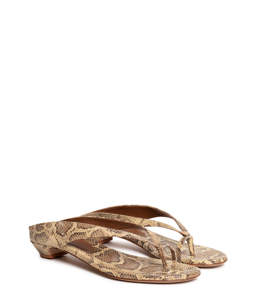 MIGUELA SYNTHETIC LEATHER IN PYTHON