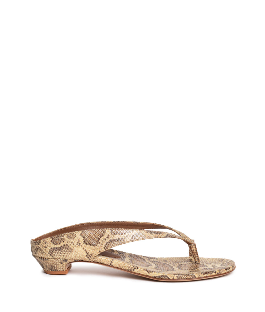 MIGUELA SYNTHETIC LEATHER IN PYTHON