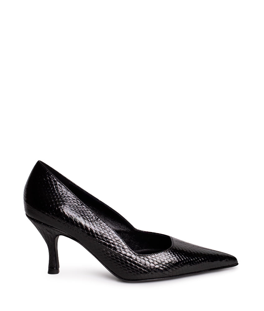 MONSERRAT ELAPHE LEATHER IN BLACK