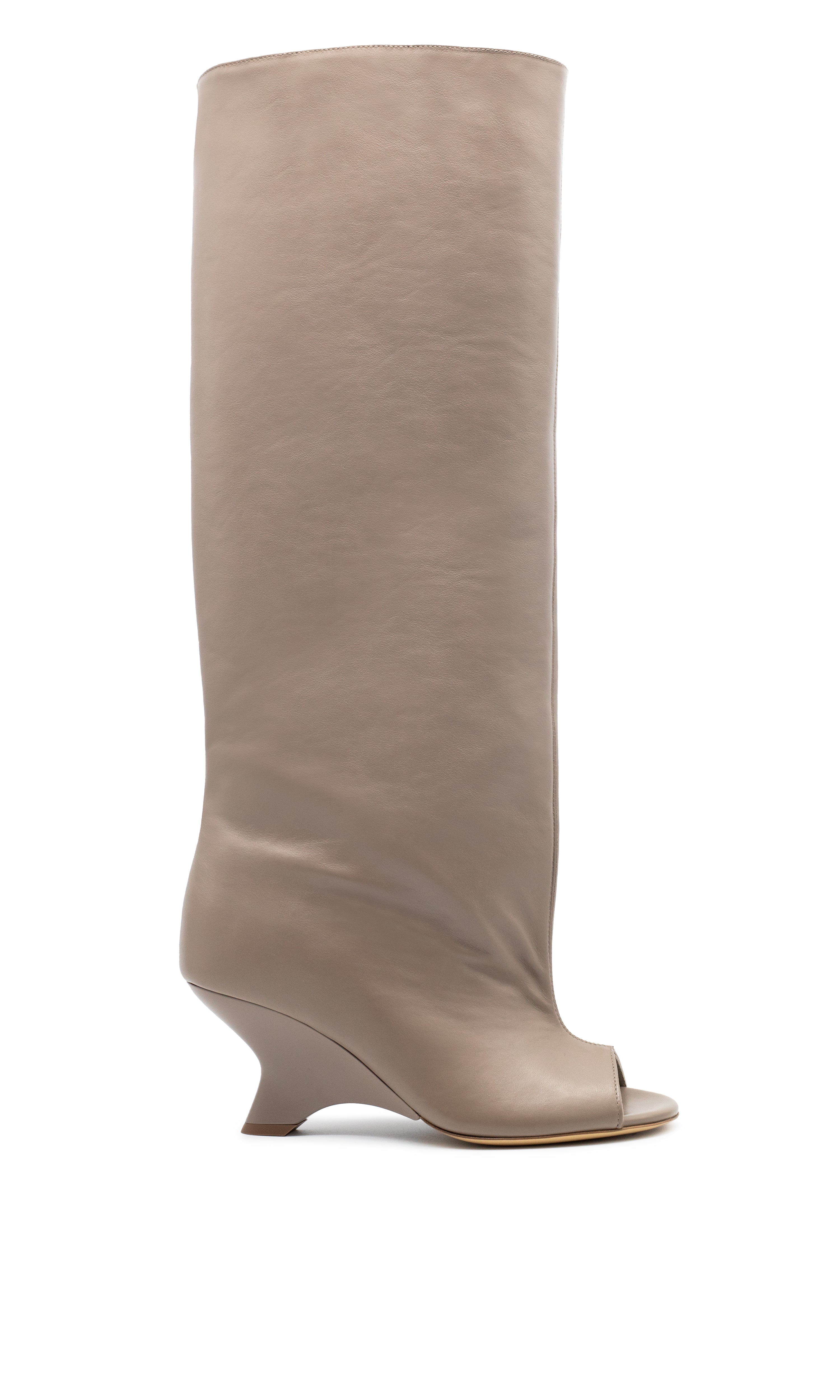 NINETTE CALF LEATHER TAUPE