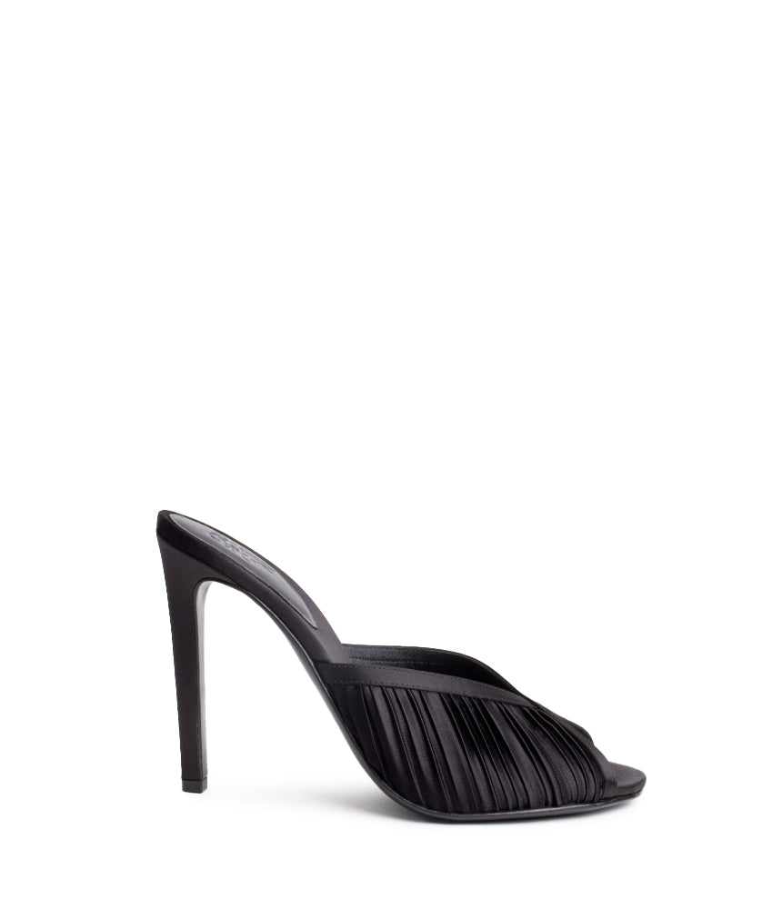 NOEMIE SATIN IN BLACK