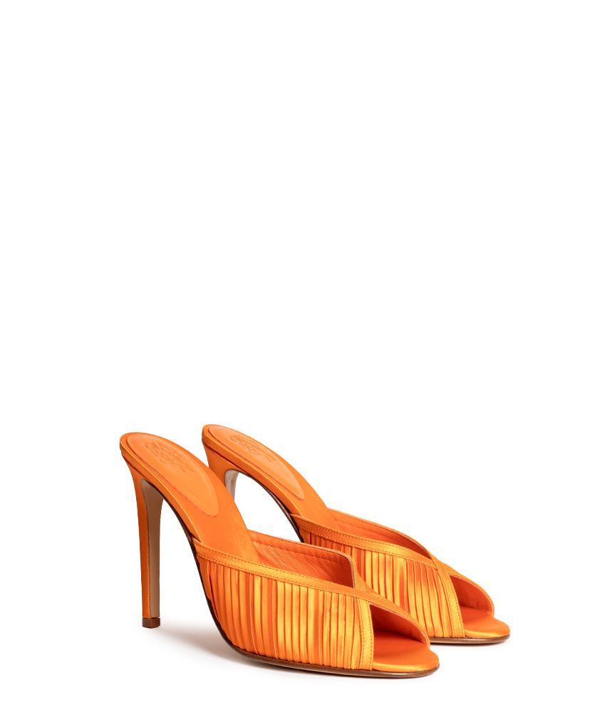 NOEMIE SATIN IN ORANGE