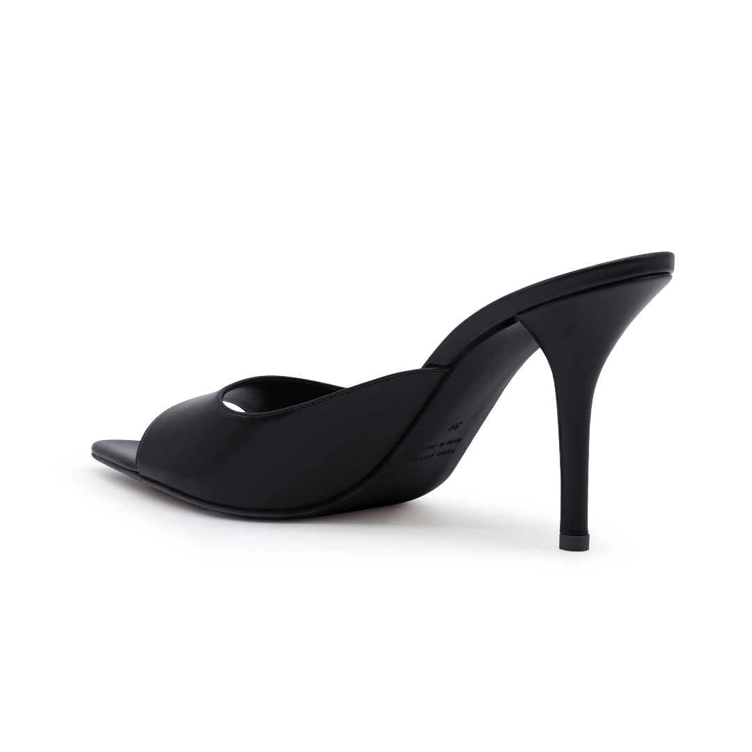 PERNI04 BLACK SHINY CALF LEATHER