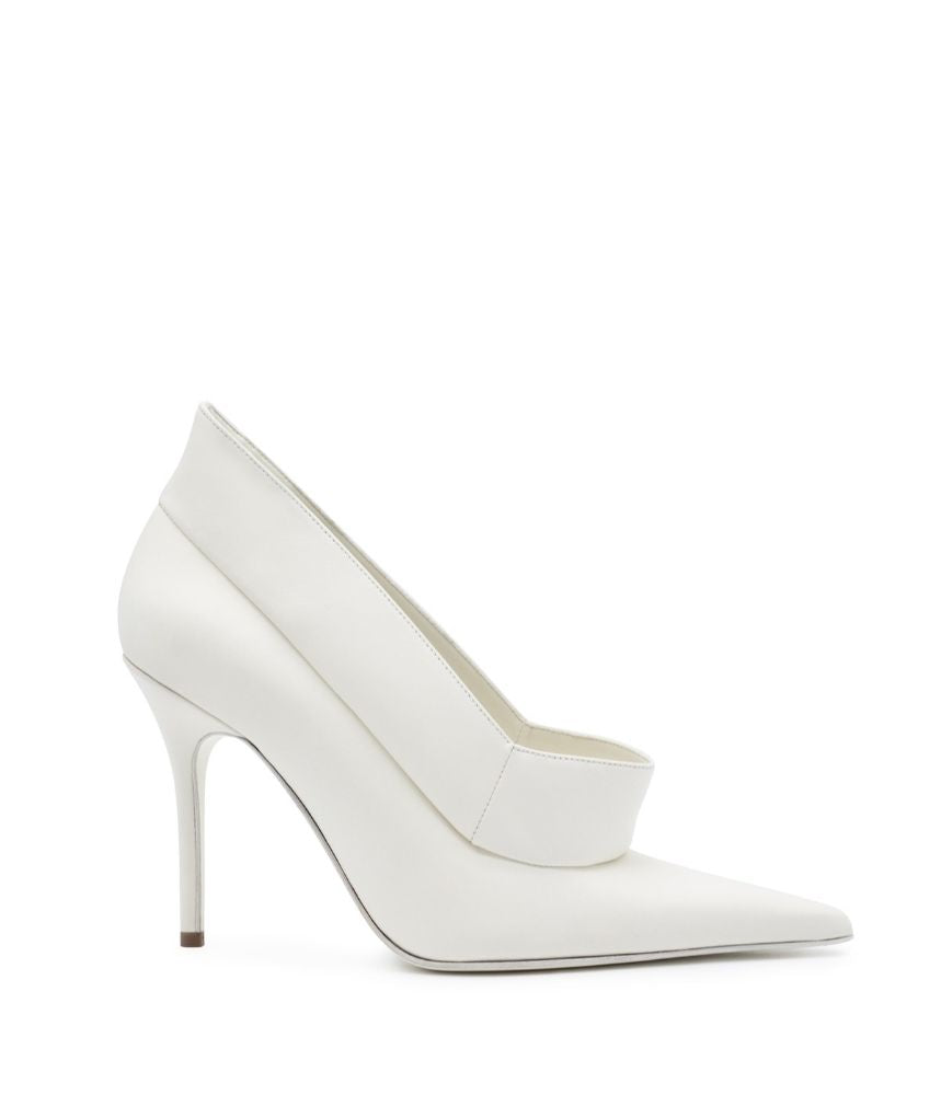 RAE CALF LEATHER IN WHITE MILK