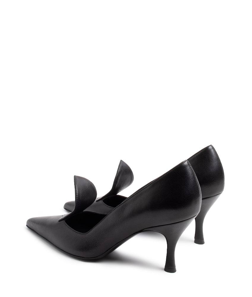 RENATA NAPPA LEATHER IN BLACK