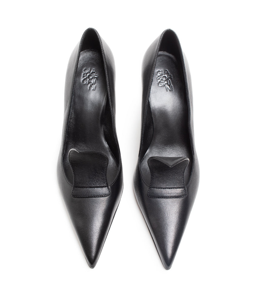 RENATA NAPPA LEATHER IN BLACK