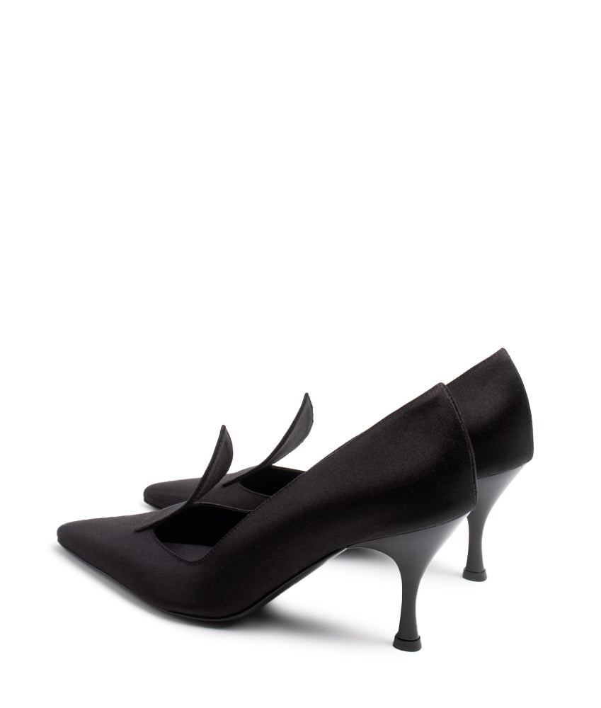 RENATA SATIN IN BLACK