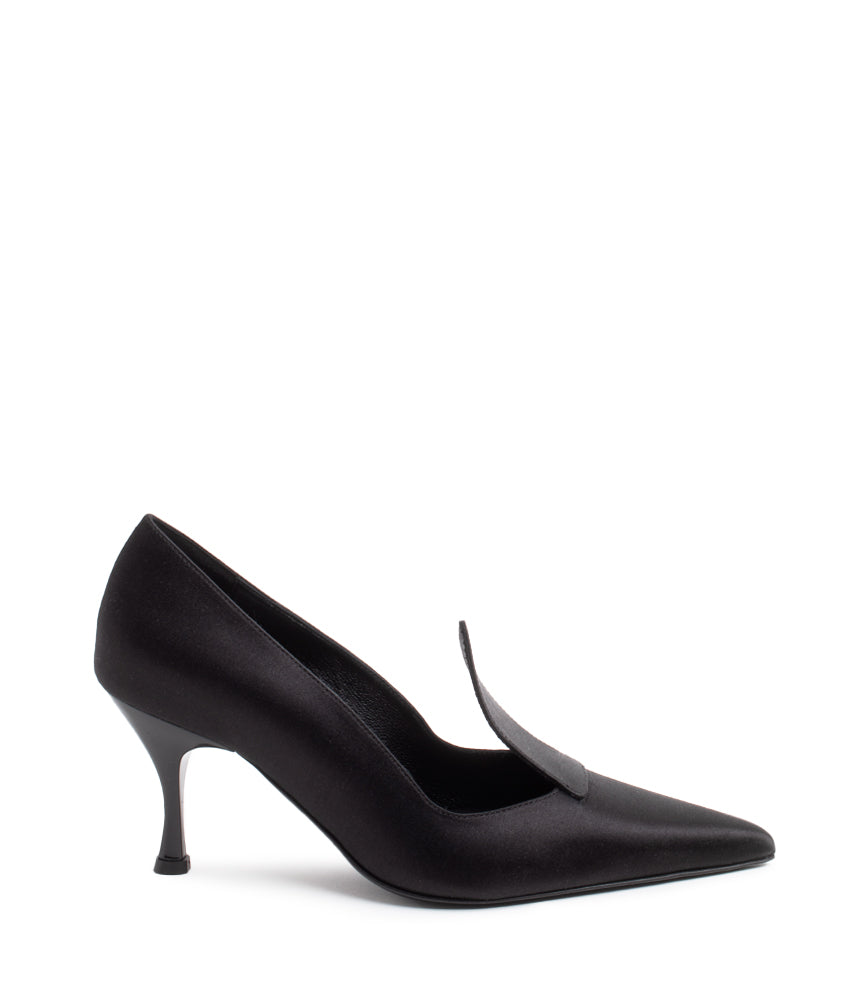 RENATA SATIN IN BLACK