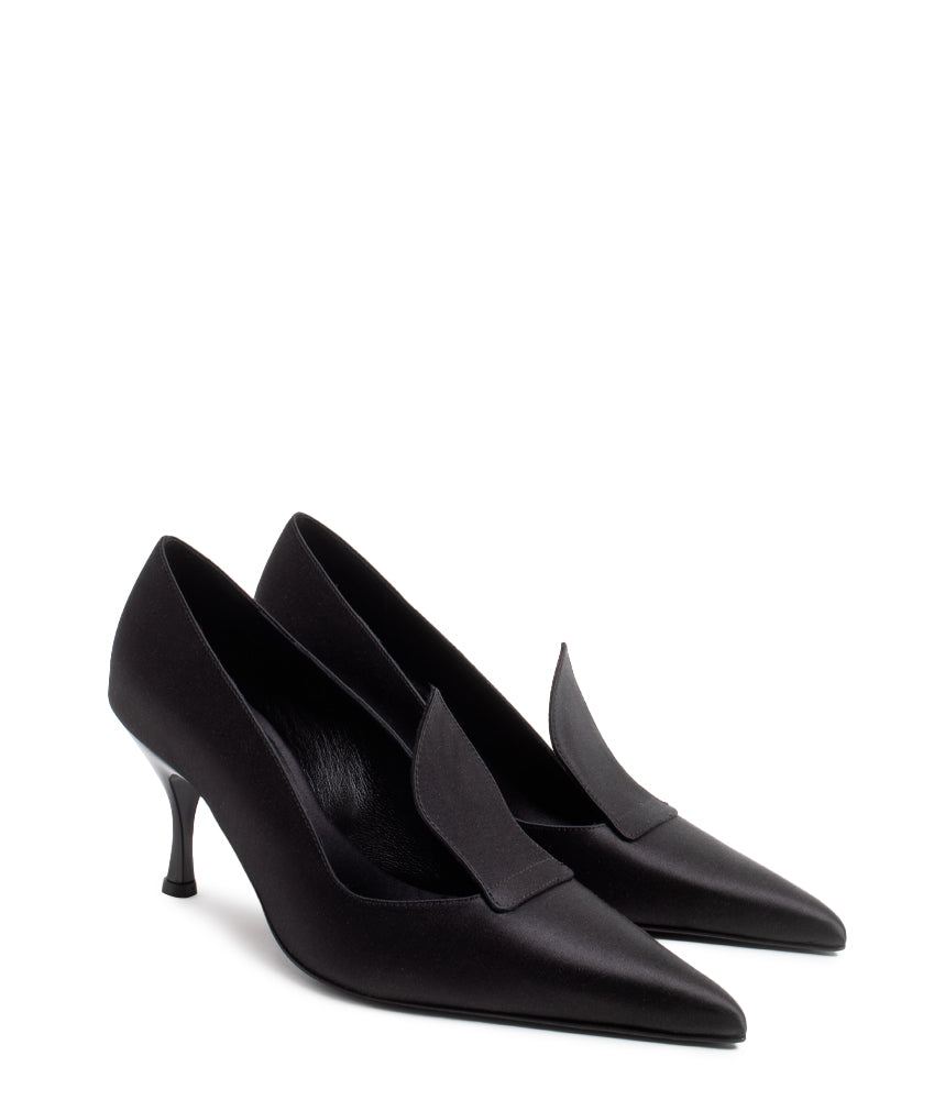 RENATA SATIN IN BLACK