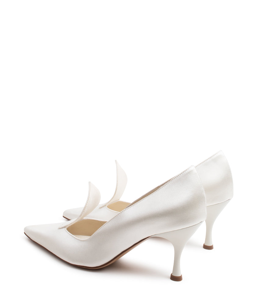 RENATA SATIN IN IVORY