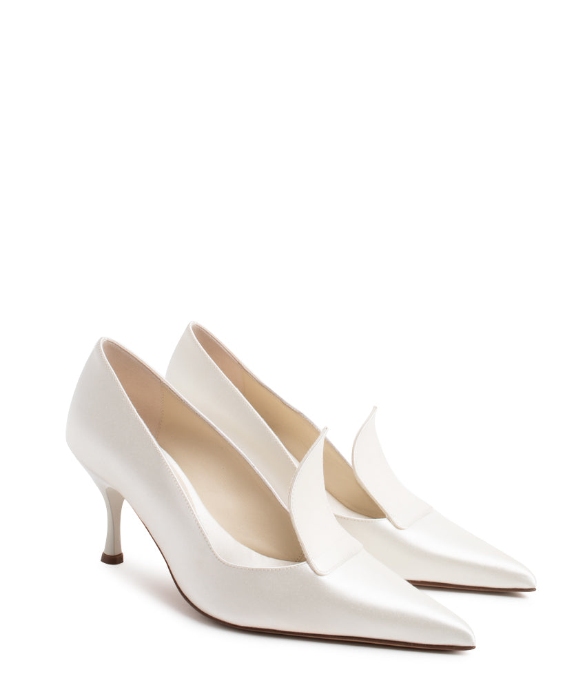 RENATA SATIN IN IVORY