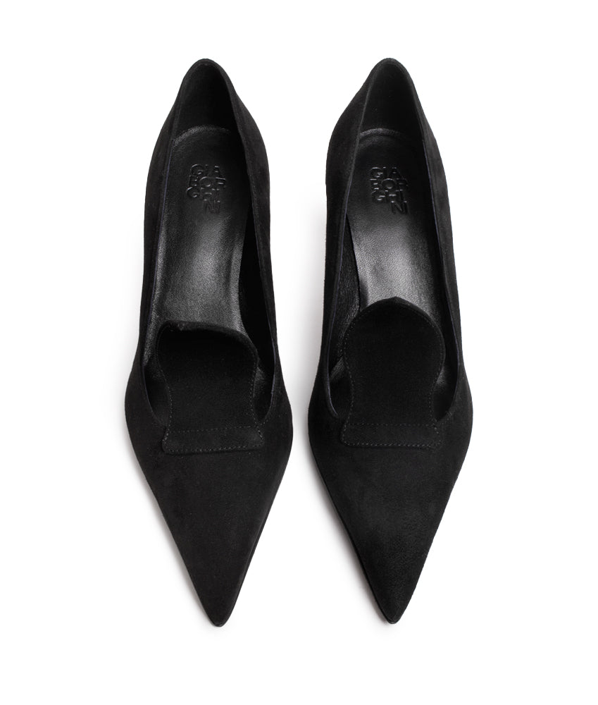 RENATA SUEDE LEATHER IN BLACK