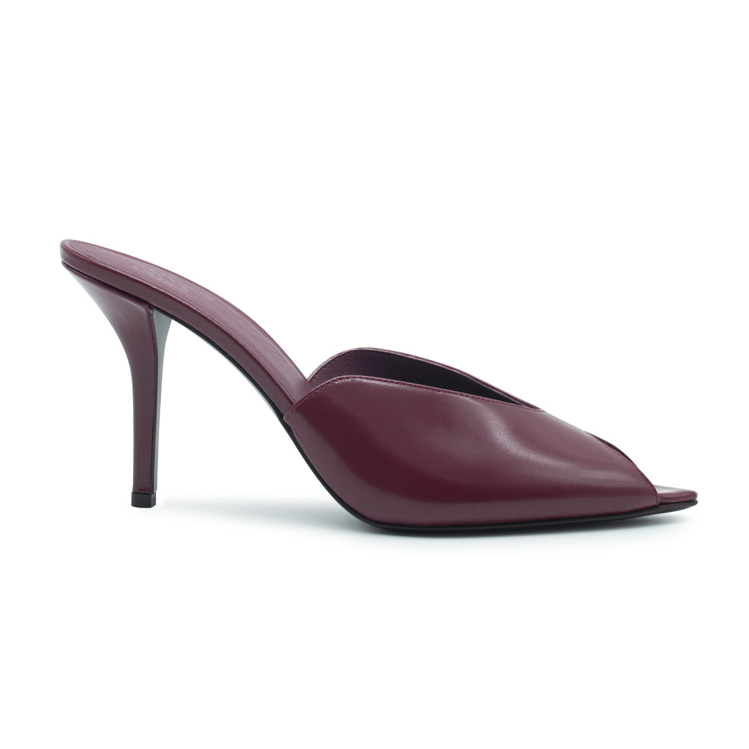 ROMI SHINY CALF LEATHER BORDEAUX