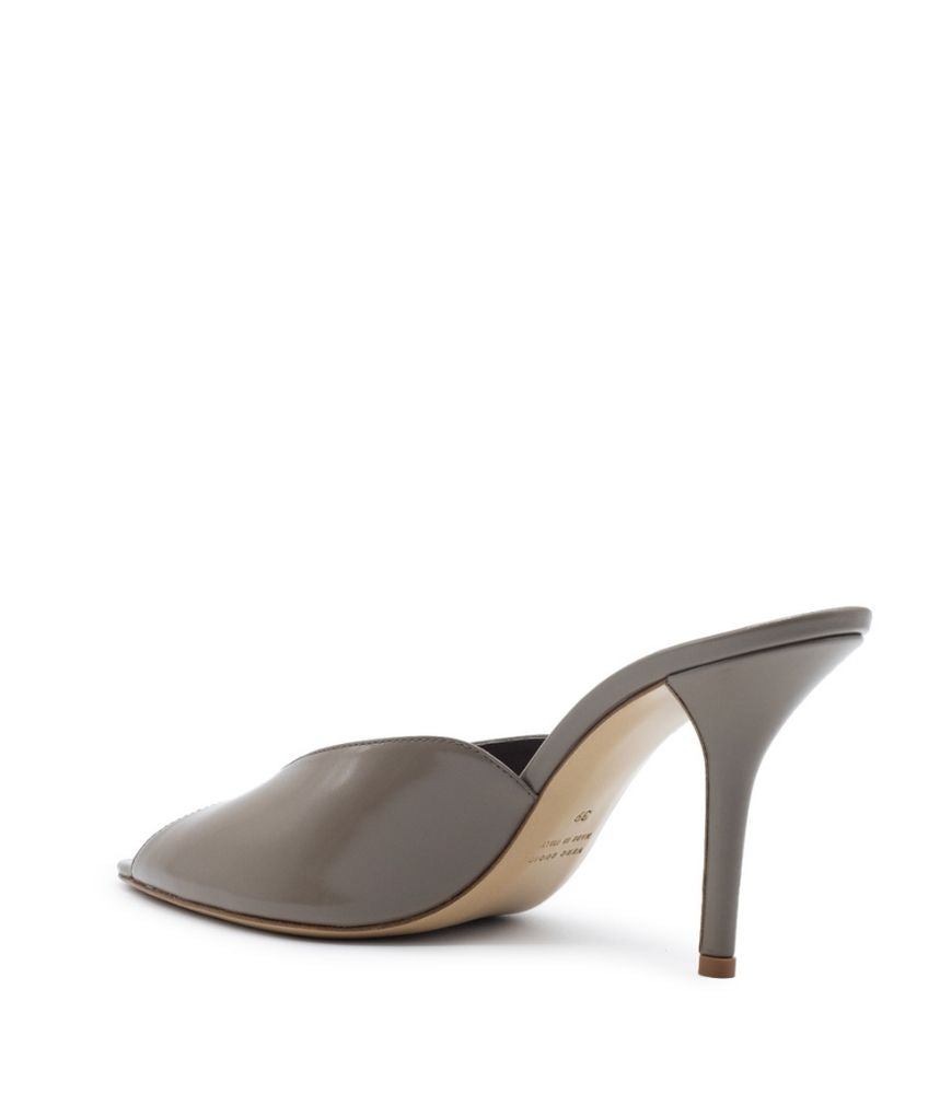 ROMI SHINY CALF LEATHER IN TAUPE