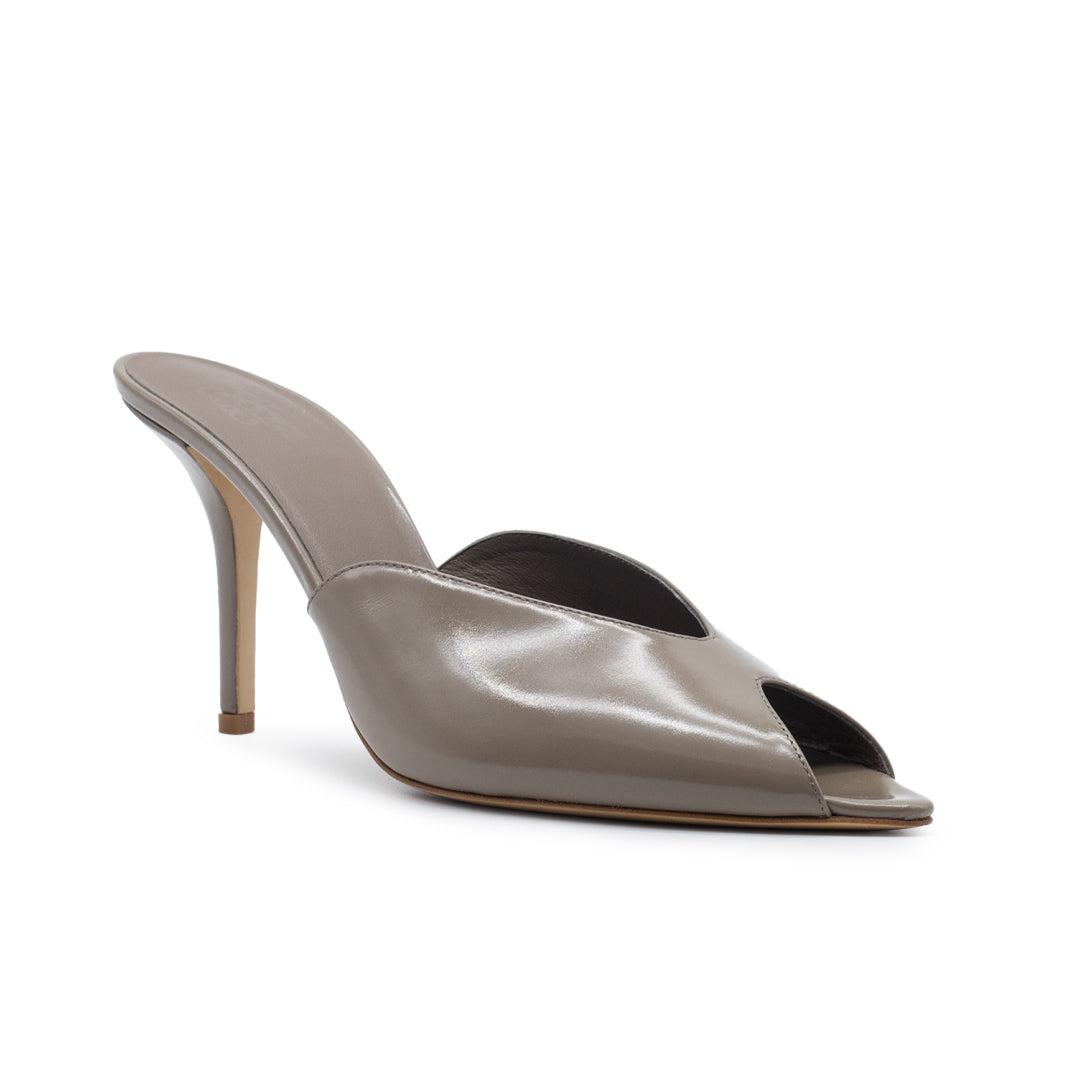 ROMI SHINY CALF LEATHER TAUPE