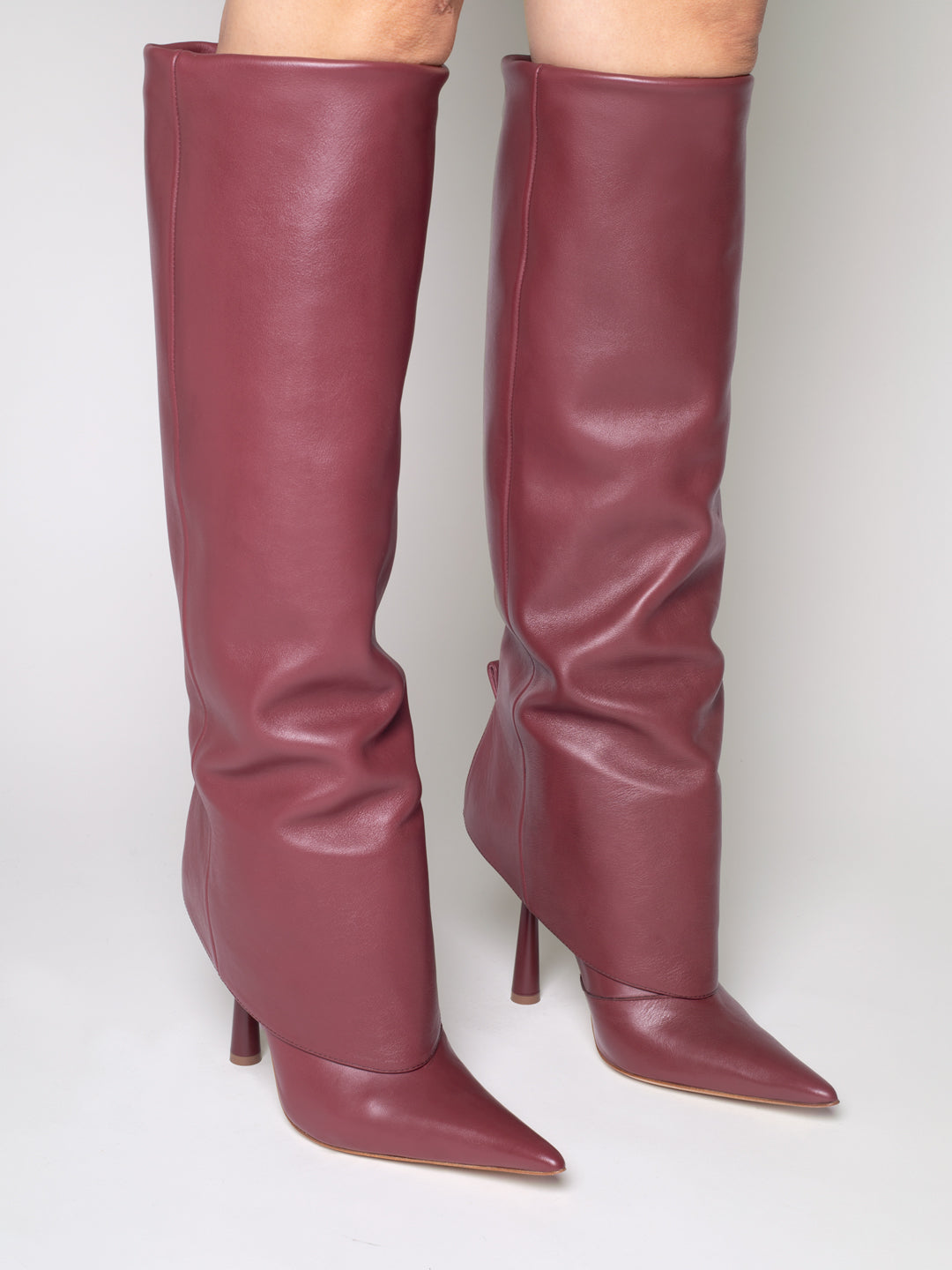 ROS31 CALF LEATHER BORDEAUX