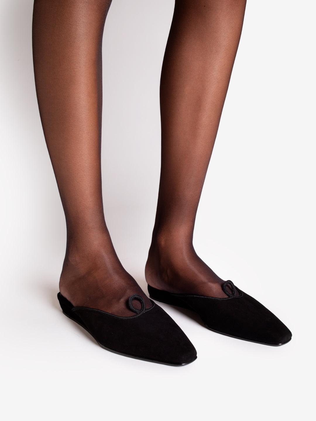 RUTH SUEDE LEATHER IN BLACK