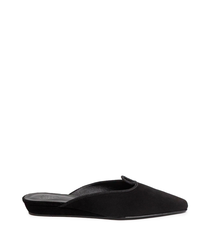 RUTH SUEDE LEATHER IN BLACK